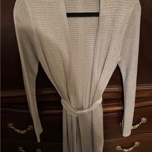 White House Black Market Metallic Cardigan